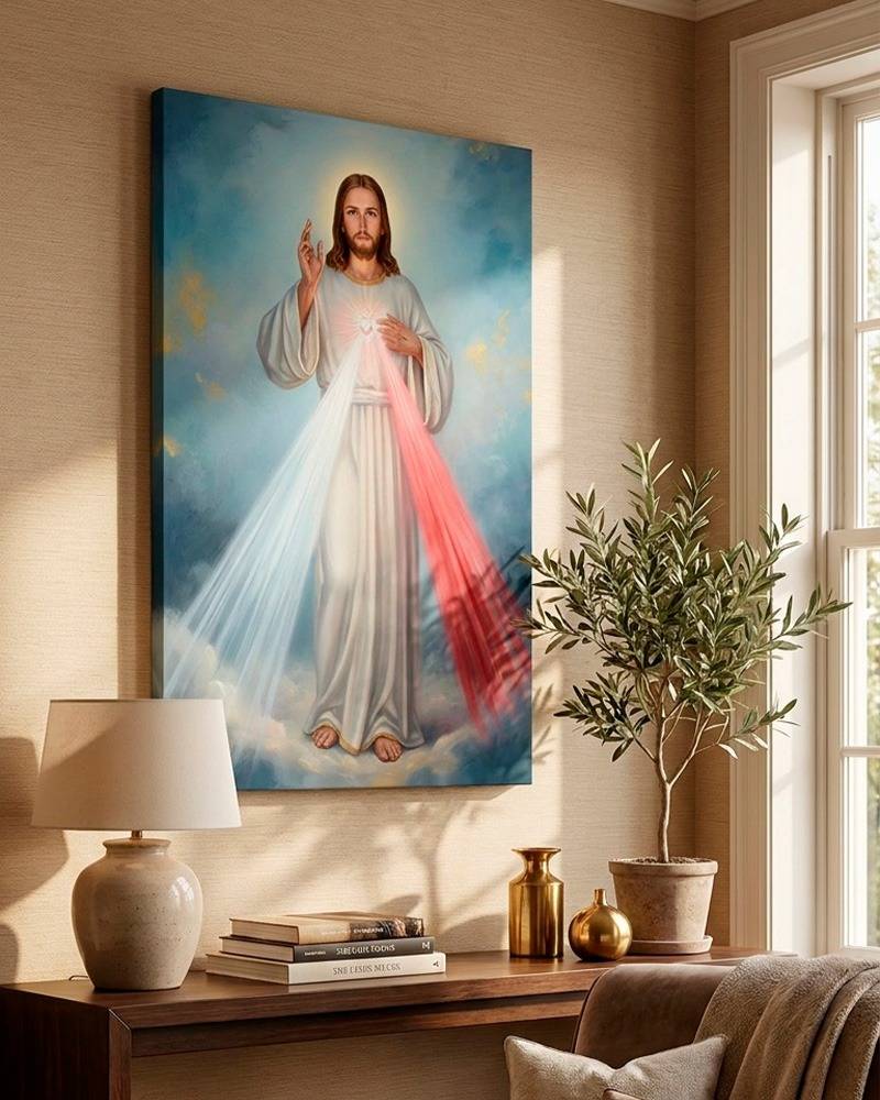 Quadro Jesus Misericordioso 120x80