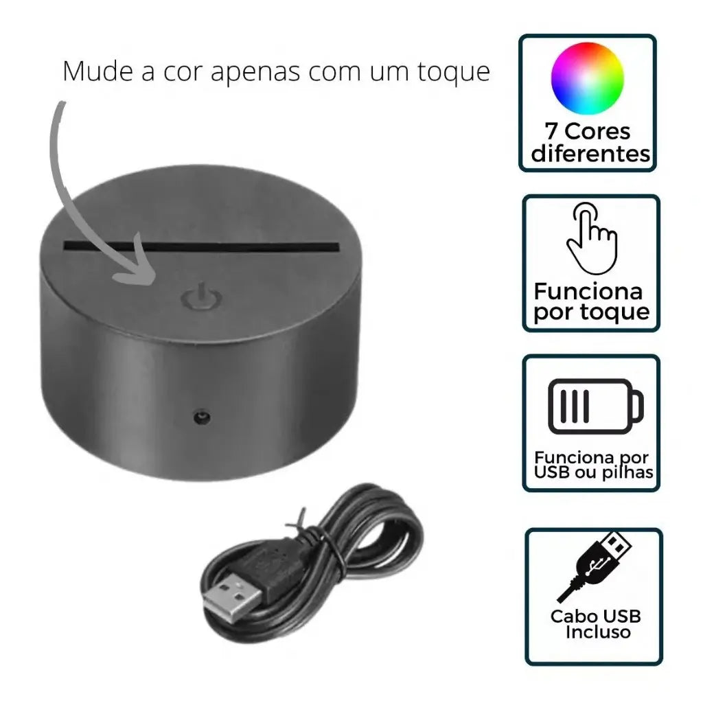 Compre 1 Leve 2  |  Luminária Oração Ave Maria Nossa Senhora Aparecida