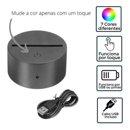 Compre 1 Leve 2  |  Luminária Oração Ave Maria Nossa Senhora Aparecida