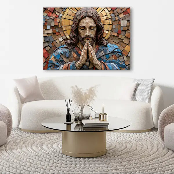 Compre 1 Leve 2 | Quadro Premium Jesus Cristo Orando