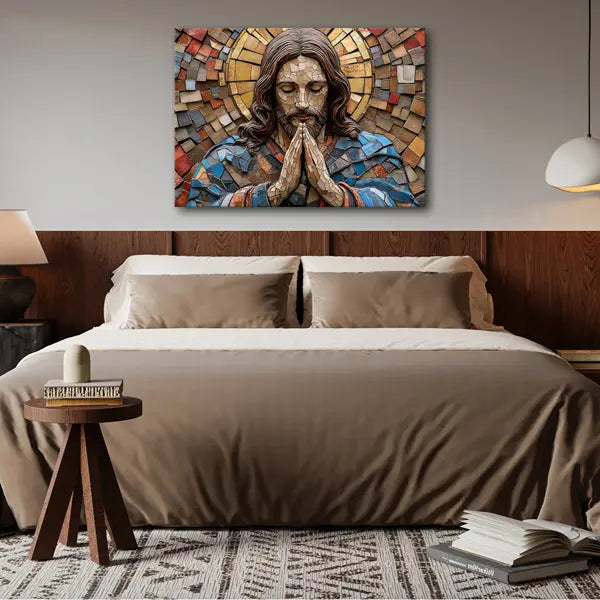 Compre 1 Leve 2 | Quadro Premium Jesus Cristo Orando