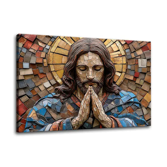 Compre 1 Leve 2 | Quadro Premium Jesus Cristo Orando